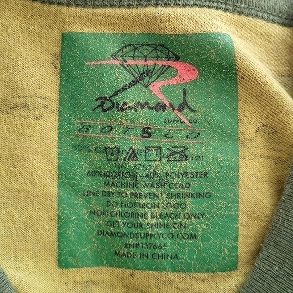 TRAVIS Scott x Diamond Supply Camoflauge Graphic Tee Shirt Small - Picture 8 of 8